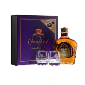 Crown Royal Gift Box/With 2 Shot Glasses