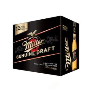 Miller Genuine Draft <br> 12X355ml 4.7%
