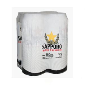 SAPPORO <br> 4X500ML 5%