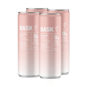 BASK CRISP ROSE WINE SPRITZ<br>4x355ml 5%
